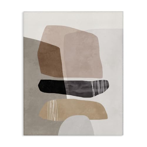 Stupell Industries Abstract Aztec Stone Stack, 16 x 20 Inch Canvas Wall Art