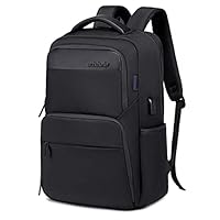 Arctic Hunter Backpack, 15.6 Inch Laptop Bag for Men Business Backpack for Office Travel College 28L Water Resistant Anti-Theft Laptop Backpack with USB Charging Port for Men and Women, Black