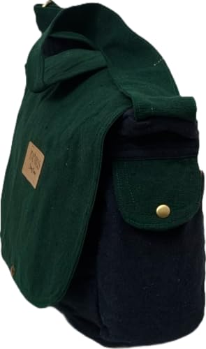 Image of ROUGH CANVAS COTTON MESSENGER BAG /BRASS ZIPPER CLOSURE /HANDMADE /ANTIQUE /VINTAGE /ECO LOVELY /UNISEX /SUSTAINABLE /HIGHLY DURABLE /WASHABLE /NATURAL