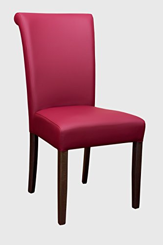 Preisvergleich Produktbild Gravidus 2er Set Esszimmerstuhl, Bordeaux