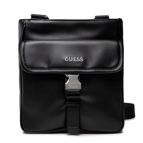 Dimensioni 22 x 25 x 5.5 cm GUESS Borsello Tracolla Uomo HMSCLA P1325 Nero Black (Nero)