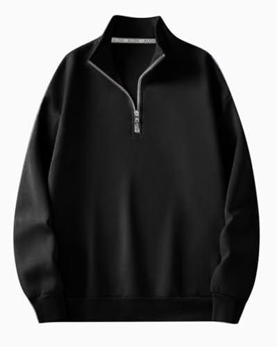 Image of AUSK Men Sweatshirt || Full Sleeve Sweatshirt with Zip Neck