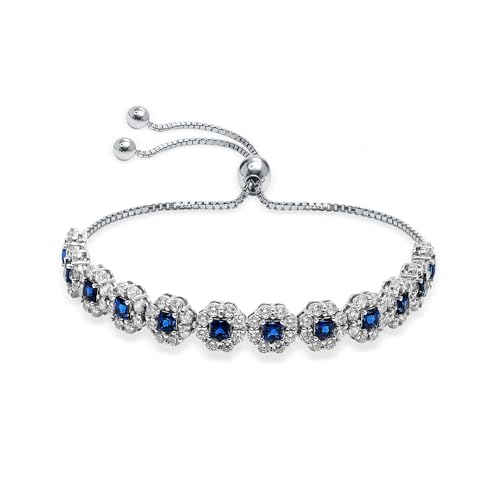 Image of TRUESILVER ACPL 925 Sterling Silver Adjustable Bolo Bracelet for Women | BIS Hallmarked Infinity Twisted, White & Amethyst Zircon Box Chain Bracelet Gift for Wedding Anniversary Birthday