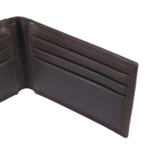 Image of Carhartt Men's Oil Tan Leather Wallet, Front Pocket, Passcase & Trifold Designs, Long-Lasting Construction, Gifts for Men