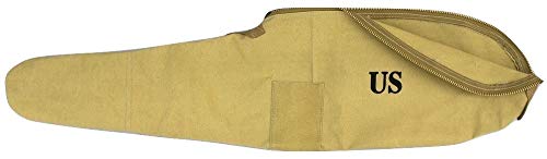 U.S Army WWII Carry Case Canvas Bag for M1 Carbine (KHAKI)