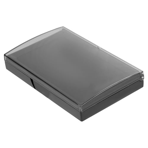 HOODANCOS Almohadilla de Tinta para Sellos Mediana 138x86mm Caja Plástica Duradera para Caligrafía, Pintura Acuarela y Uso Escolar, Almohadilla Multifunción para Oficina y Hogar