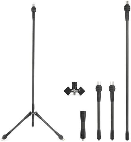 AMEYXGS Archery Bow Stabilizer Set 4/5/10/12/28/30 inch 3k Carbon Bow Balance Bar with Stabilizer Rubber and Weights for Recurve Bow and Compound Bow AMEYXGS Archery Bow Stabilizer Set 4/5/10/12/28/30 inch 3k Carbon Bow Balance Bar with Stabilizer Rubber and Weights for Recurve Bow and Compound Bow
