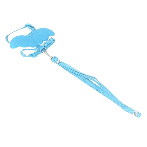 Chicken Training Harness, Breathable Wings Shaped Duck Harness Leash Polyester Adjust Size Sturdy for Outdoor Walking (Small 25cm / 9.8in)