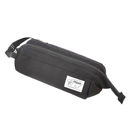 Image of Rough Enough Large Pencil Case for Boys kids Adults, Sturdy Cordura Fabric with YKK Zipper, Water-Resistant Big Capacity Pen Pouch for School, Office, Travel, Art Supplies, Makeup, Tech Gadgets, Black