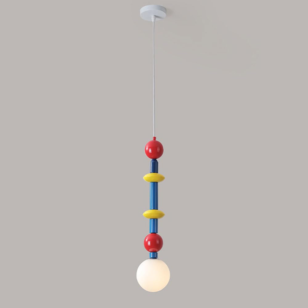 Lustre en verre moderne globe luminaire suspendu G9 pour chambre et cuisine