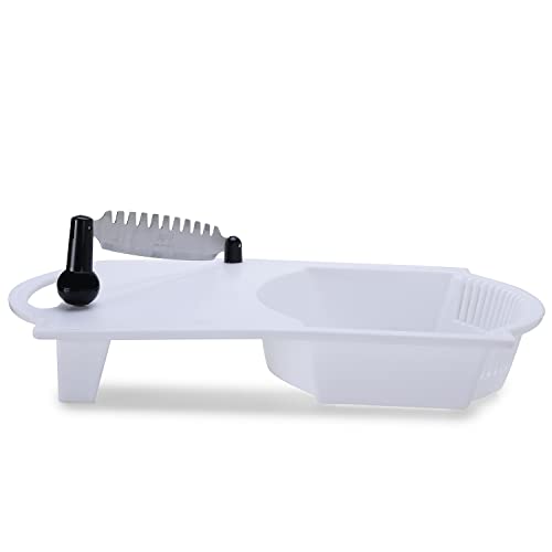 Anjali Cut-N-Wash Plastic Chopping Board with Stainless Steel Blade for Vegetable Cutting - Durable and Time Saving Kitchen Tool-CW02 - Image 4 thumbnail