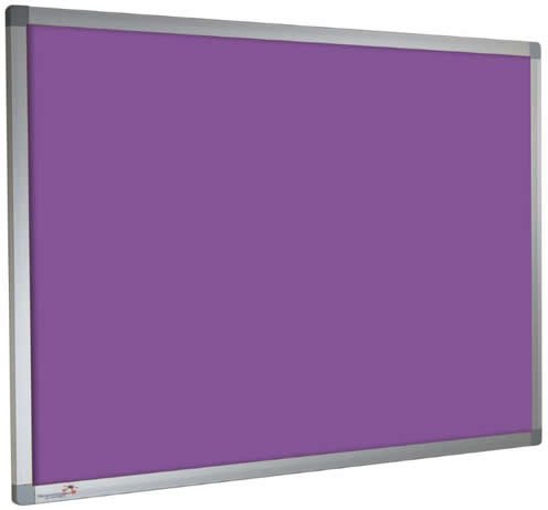 Charles Twite Noticeboard Class 1 Aluminium Framed 1800mm x 1200mm, Heather โ image 1