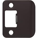 Round Corner Extended Lip Strike Plate, 2-1/4' x 1-1/2', (2' Overall Length), Oil-Rubbed Bronze by Stone Harbor Hardware