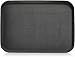 New Star Foodservice 25279 Non-Slip Tray, Plastic, Rubber Lined, Rectangular, 16 x 22 inch, Black