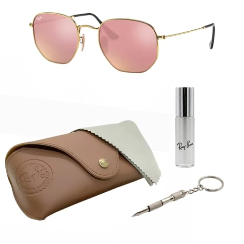 Image of Ray-Ban RB3548N HEXAGONAL FLAT LENSES Sunglasses w /Official Eyewear Kit
