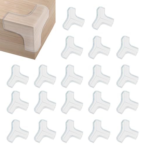 20 Stück Kantenschutz Baby Silikon, Transparent Selbstklebend Superstarke...