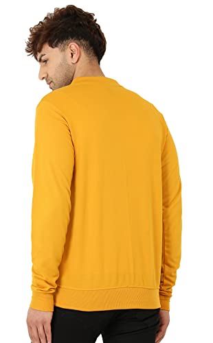 Image of LEOTUDE CASUAL JACKET For Men's Loopknit Regular Fit Full Sleeve Zipper Bomber Jacket for men (Color: Black)