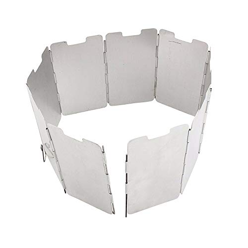 Mintice 9 Plaat Opvouwbare Brander Voorruit Camping Opvouwbare Kachel Voorruit Outdoor Aluminium Gasfornuis Windscherm Picknick Gas Kachel Voorruit voor BBQ Koken Wandelen - Image 5