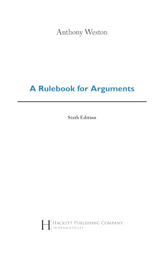 A Rulebook for Arguments – vue 4