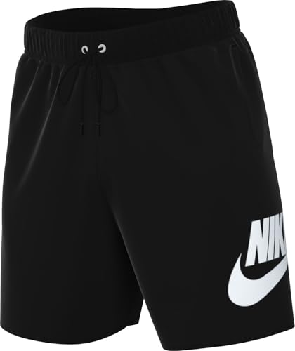 NIKE FQ4950-010 Club Shorts Hombre Black/Black/White Tamaño XL