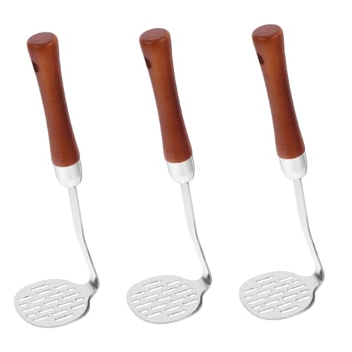 Garneck 3 Piezas Prensa De Pastel Suavizante De Carne Prensa para Tortillas Utensilios De Cocina Harina De Repostería Herramientas De Parrilla Fabricante De Hamburguesas Acero Inoxidable