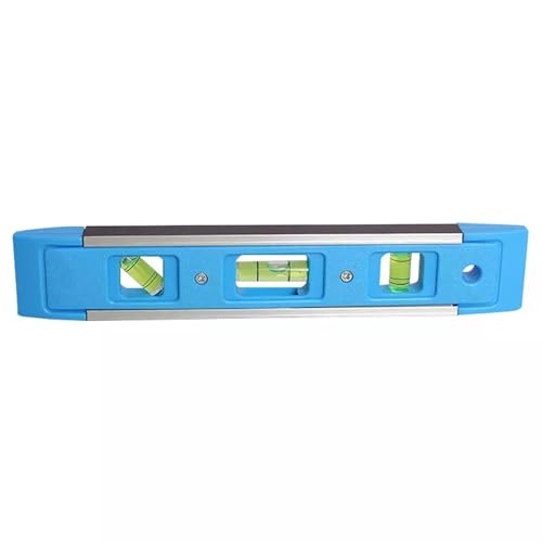 Image of FIXTEK Magnetic Spirit Level Shock Proof Torpedo Level Lightweight High Accuracy Bubble Level with Magnetic Base for DIY, Construction & Professional Measuring