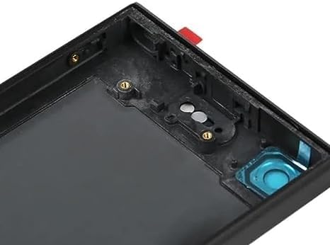 SHOWGOOD Battery Back Cover for Sony Xperia XZ1 Compact Phone Rear Cover Replacement Parts with Camera Lens Cover (Blue)