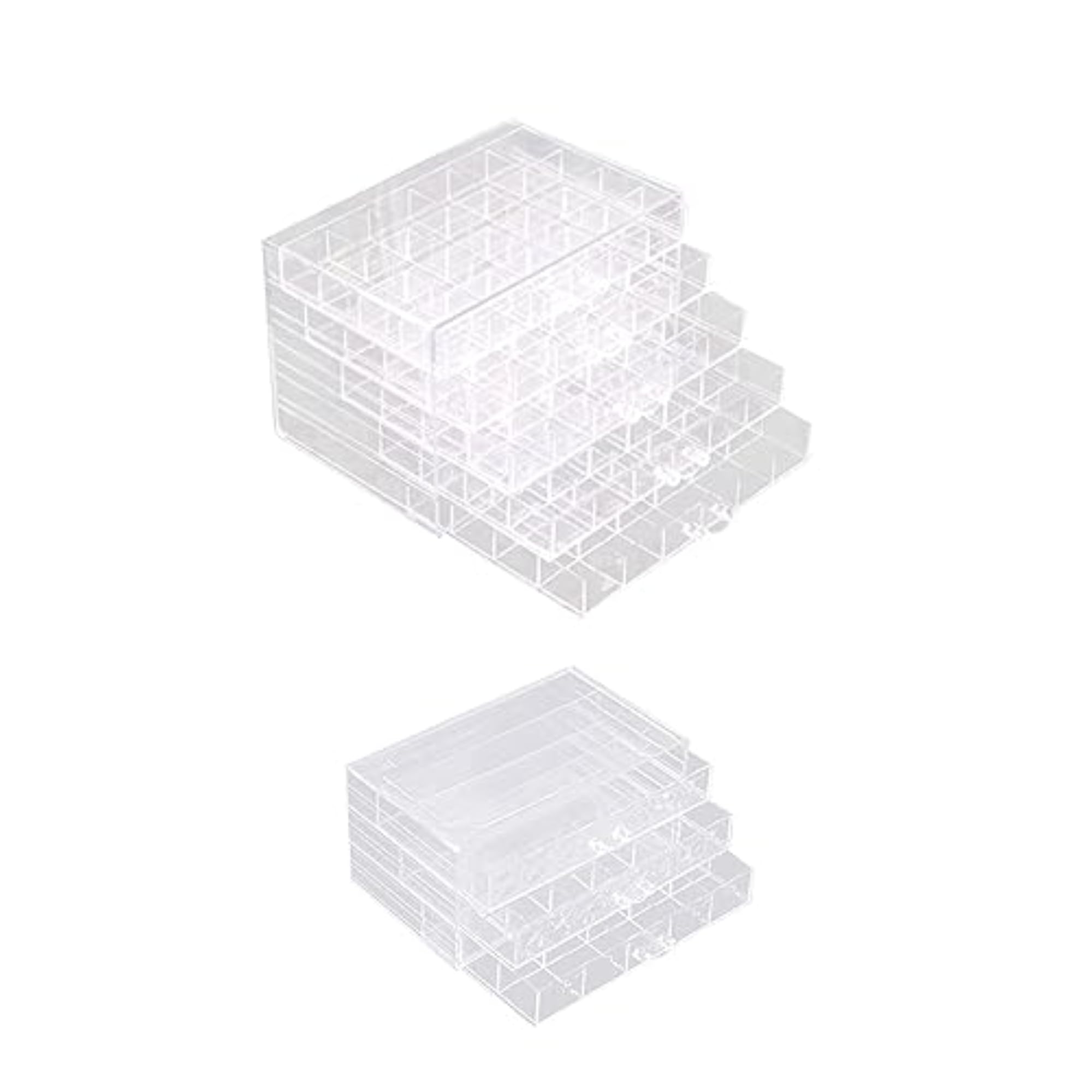 Clear ABS PVC Storage Box Dustproof Multifunctional Container