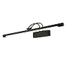 ZYQHJKLHK Home Exquisite Lampen Schwarz Retro Badezimmerbeleuchtung Spiegelschrankbeleuchtung LED Makeup Wandleuchten Waschtischleuchte Bild Front 36cm