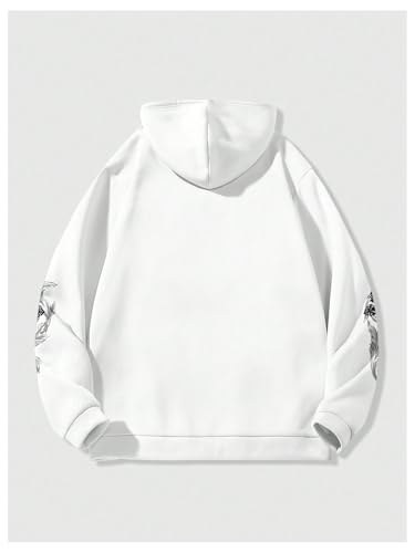 Floerns Men's Gothic Cross Print Long Sleeve Fashion Hoodies Sweatshirts Zip Up Street Hoodie Jacket2