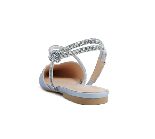Image of Delicious Victoria ~ Women Pointed Toe Slingback Flat Bridal Dress Pumps
