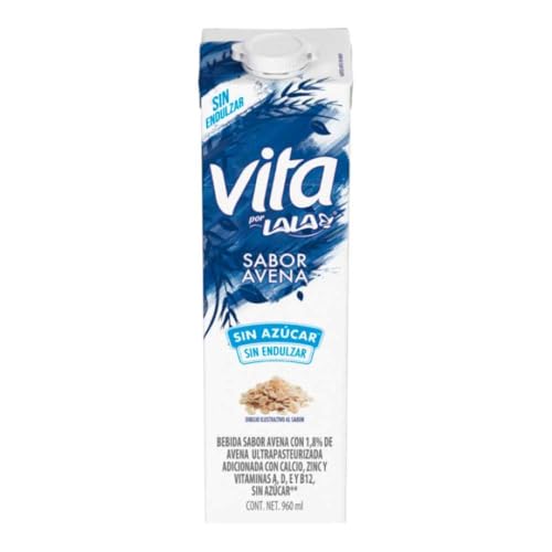 La mejor comparación de Azúcar y leche del mes. 43 Lala Bebida de Avena Vita sin Azúcar 960ml