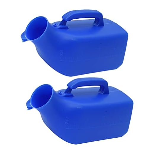 Cabilock 2St Unisex Urinal Kissa Flaska För Män Och Kvinnor Kissa Flaska Med Lock Och Urinal Tratt För Resor Utomhus Camping