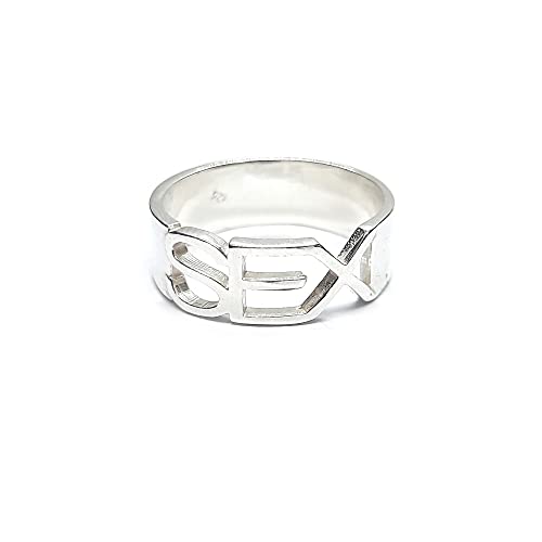 Bague en argent 925 véritable 8mm solide à porter au quotidien au bureau