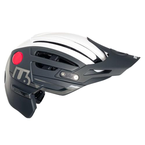 Casque Endur-O-Matic 2 RH avec sa coque enveloppante blanc et noir S/M