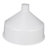 CONCEPTION À LARGE OUVERTURE : l'entonnoir à ouverture permet un versement facile et sans dégâts, ce qui facilite le transfert de liquides, de fluides, d'huiles, de poudres et plus .