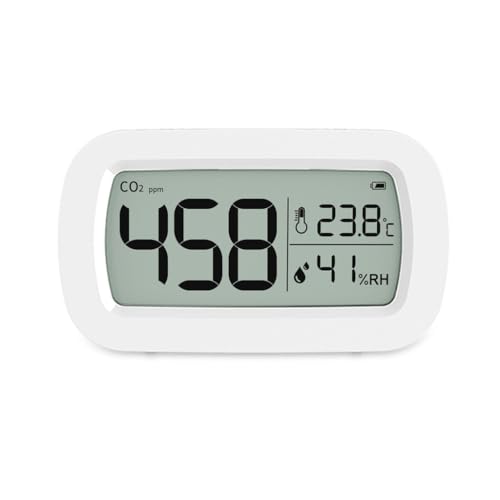 Détecteur de dioxyde de carbone compact, testeur de gaz domestique et compteur d'humidité