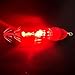 Tanxier 4 Pack Saltwater Squid Fishing Lures,LED Fishing Lighted Glow Squid Lure Jigs,Deep Drop Flashing Lights