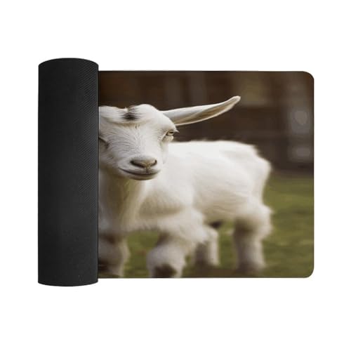 Alfombrilla de escritorio Cute Goat grande de goma miniatura 3