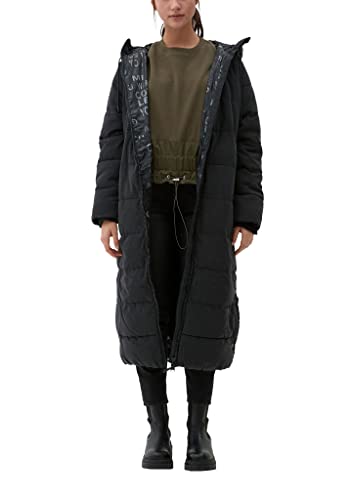 Q/S designed by Damen 2119377 Mantel, Schwarz, XL EU