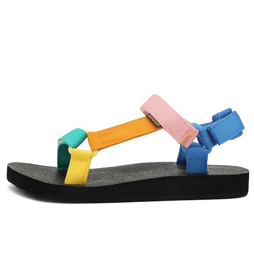 Image of Women's Original Sandals Comfortable Quick-Drying Casual Sport Sandal Walking Hiking Water Sandals With Arch Support 2025