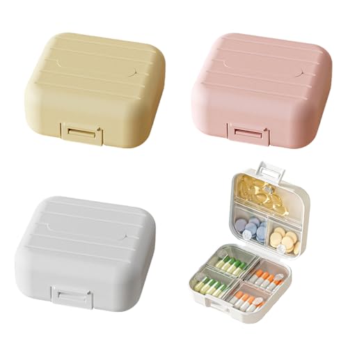 Pilulier de voyage compact à 7 cases pour ne plus oublier vos médicaments