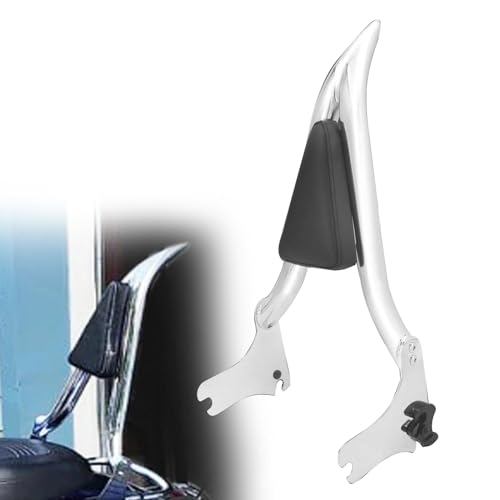 Barre sissy chromée et appui-dos détachable pour moto Touring Electra Glide 1997-2008
