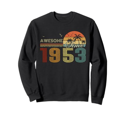 Awesome Since 1953 Men Women Birth Of Birthday Years Vintage �g���[�i�[