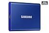 Samsung T7 2TB Portable SSD, Blue, up to 1050MB/s, USB 3.2 Gen2, Gaming, Students & Professionals, External Solid State Drive (MU-PC2T0H/AM) [Canada Version]