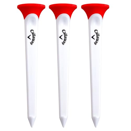 Callaway Par Tee Plastic Golf Tees 10 Pack Red