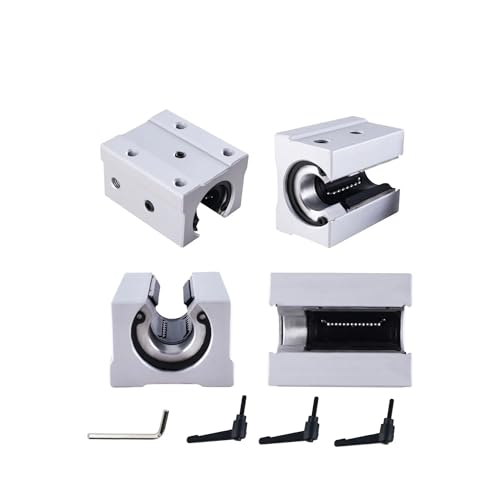 GTPBAO 4 �� SBR12UU SBR16UU SBR20UU �A���~�ʒu���߃��b�N���j�A���[�V�����x�A�����O�X���C�h���j�b�g SBR12 SBR16 SBR20 ���j�A�K�C�h���[���p �V���t�g�ʒu(SBR16UU)