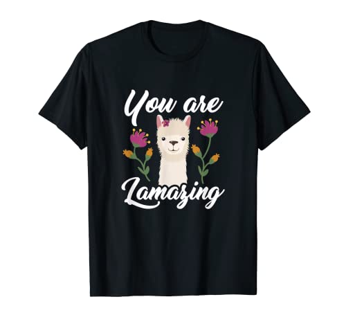 Mensaje de alpaca «You are Lamazing», Lama Camiseta