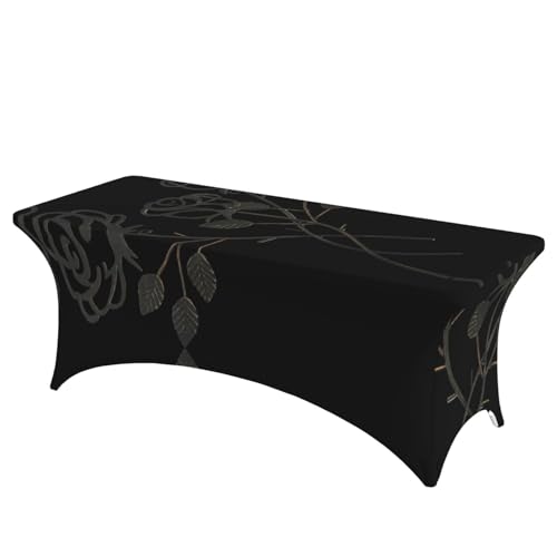 Nappe de table extensible 1.8m lavable pour banquet et mariage - 2