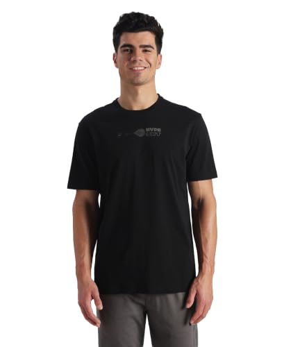 Image of Jockey 2718 Men Super Combed Cotton Rich Graphic Printed Round Neck Half Sleeve T-Shirt Black L